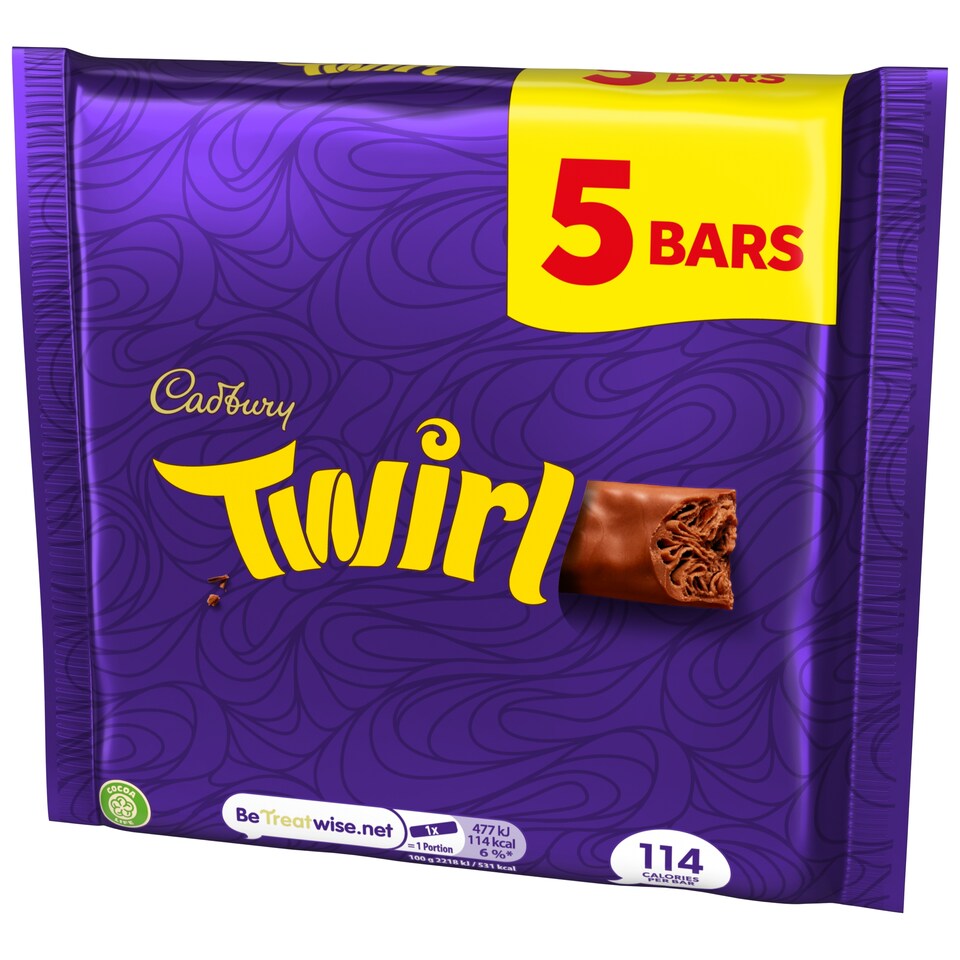 image 1 of Cadbury Twirl 5 Pack 107.5G (R)