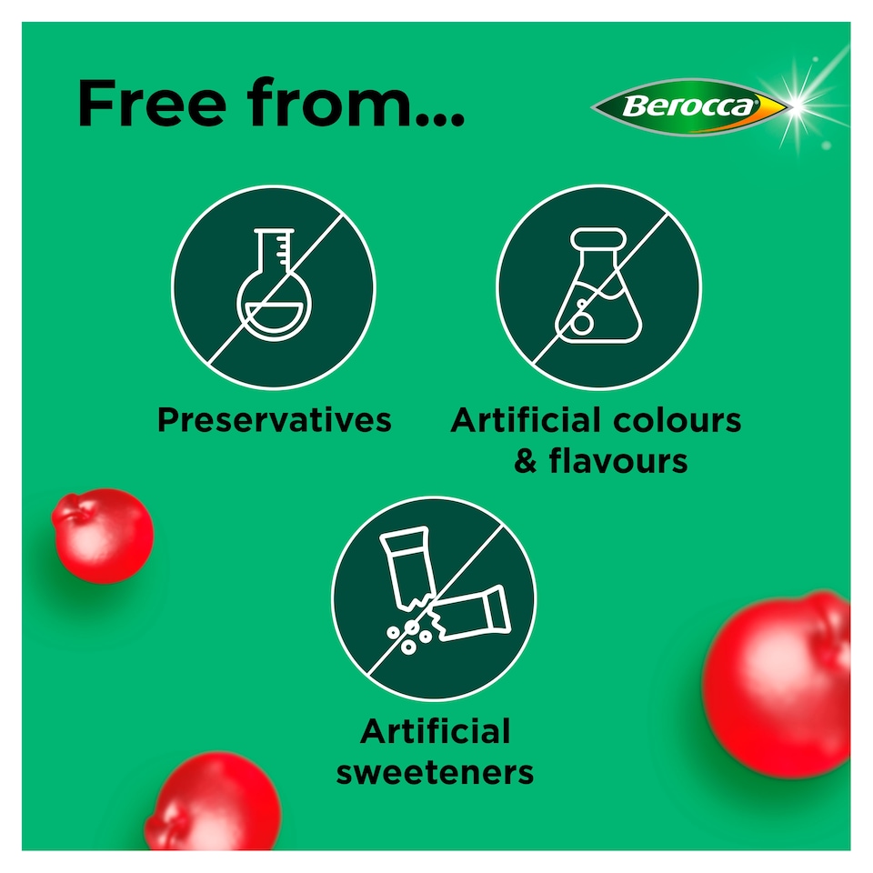 image 1 of Berocca Multi-Action Vitamin C Gummies - Cherry Flavour 60s