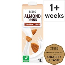 Tesco Unsweetened Almond Drink 1L