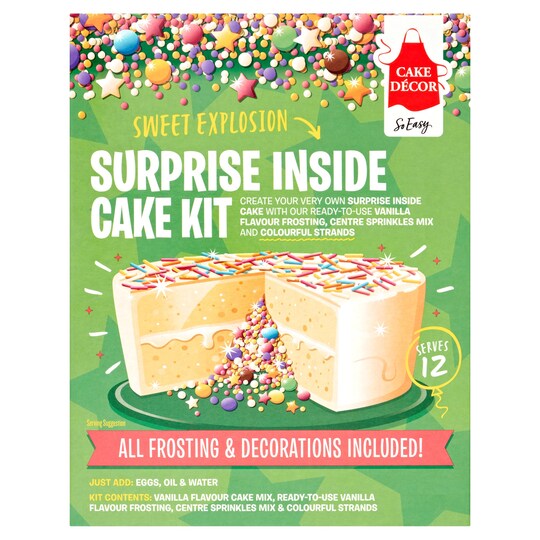 Cake Decor Surprise Inside Cake Kit Tesco Groceries