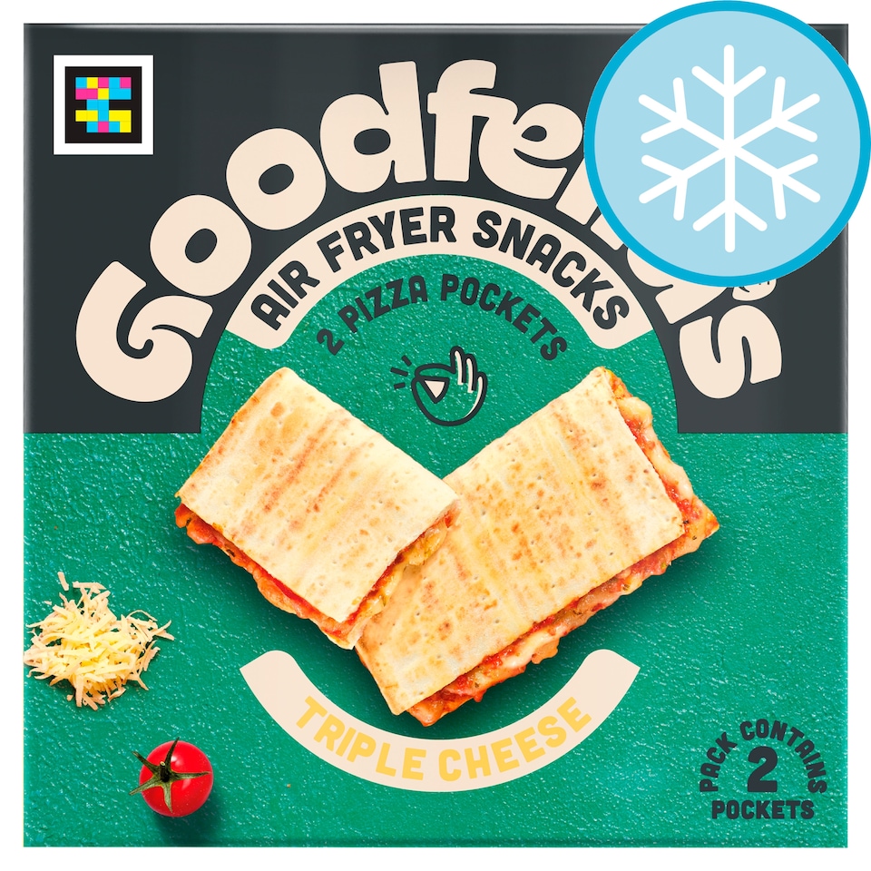Goodfella's Pizza Pockets Triple Cheese 2 Pack 250G