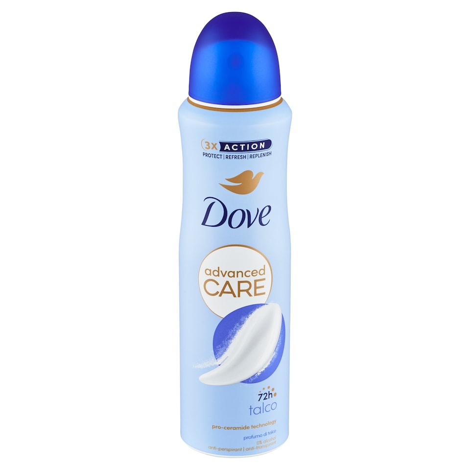 obrázok 1 z Dove Advanced Care Talco Antiperspirant sprej 150 ml