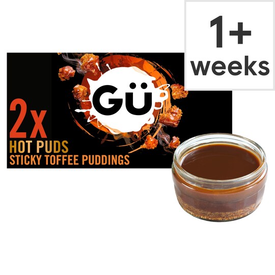 Gu Sticky Hot Toffee Puddings 2X85g - Tesco Groceries