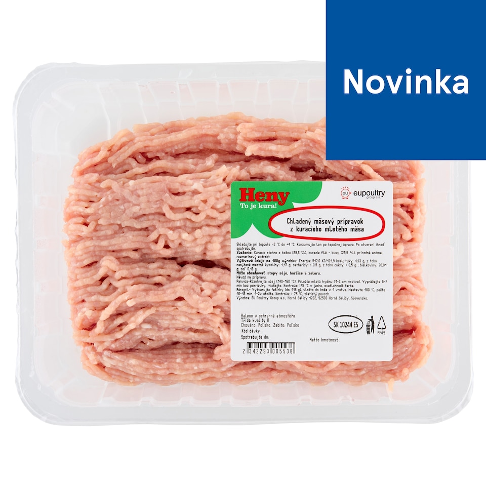 image 1 of Heny Chilled Meat Preparation Made from Minced Chicken