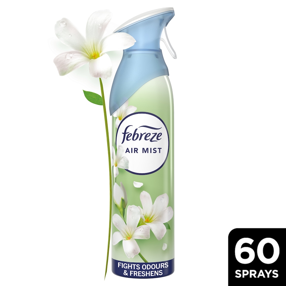 image 1 of Febreze Air Mist Air Freshener Spray - White Jasmine 185ml
