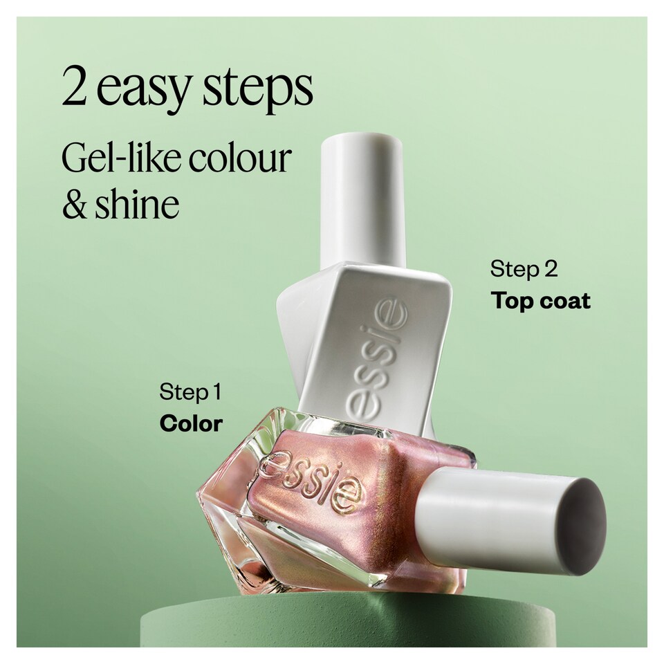 image 1 of Essie Gel Couture Blushed Metal Top Coat Nail Polish 13.5ml 