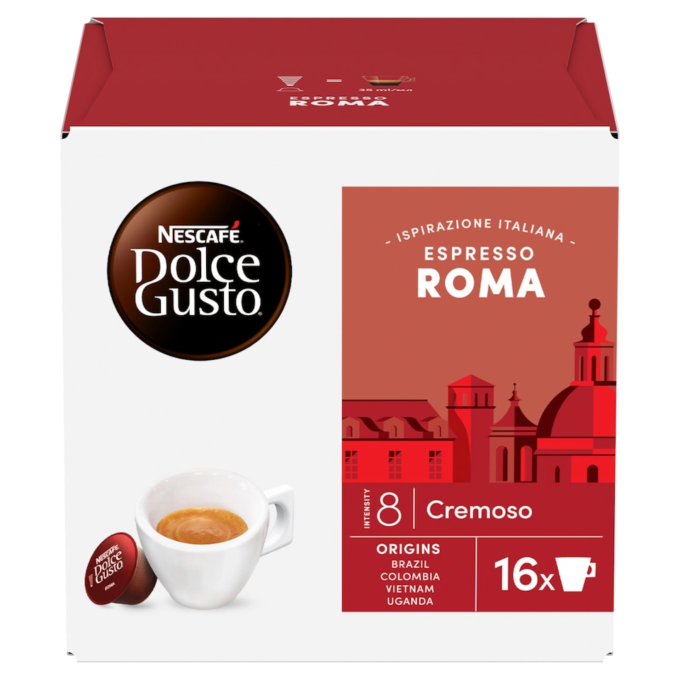NESCAFÉ Dolce Gusto Espresso Roma kávékapszula 16 x 6,2 g (99,2 g)  1. kép