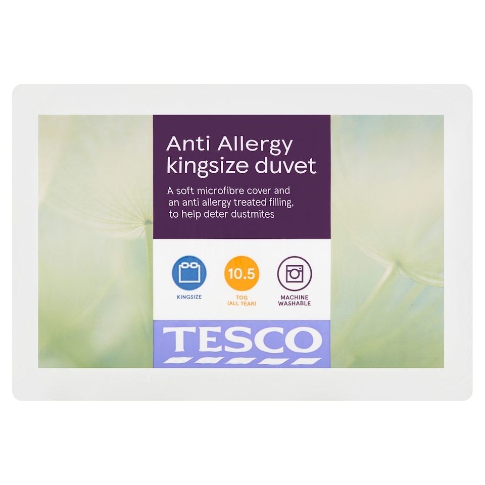 Tesco Anti Allergy 10.5 Tog Duvet King