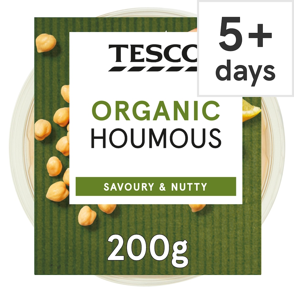 Tesco Organic Houmous 200g