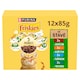 obrázok 1 z Friskies kapsičky pre mačky hovädzie, kura, tuniak, treska v šťave 12 × 85 g