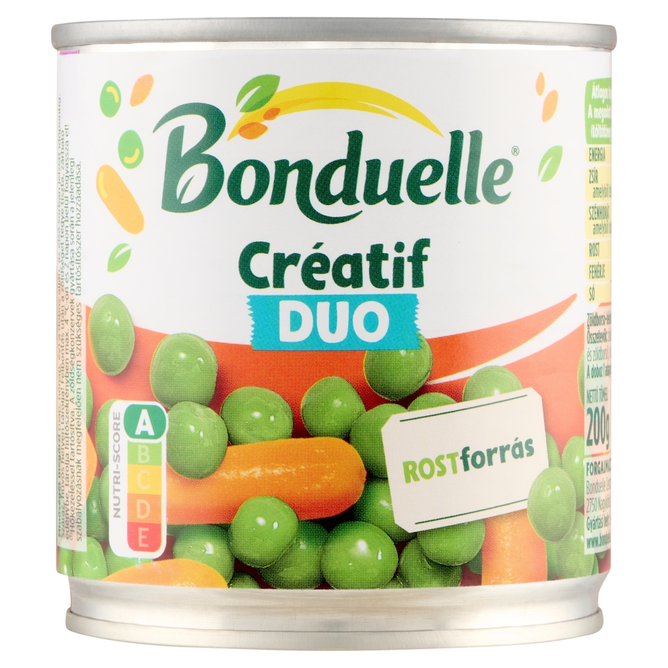 Bonduelle Créatif Duo zöldborsó-bébirépa keverék 200 g  1. kép