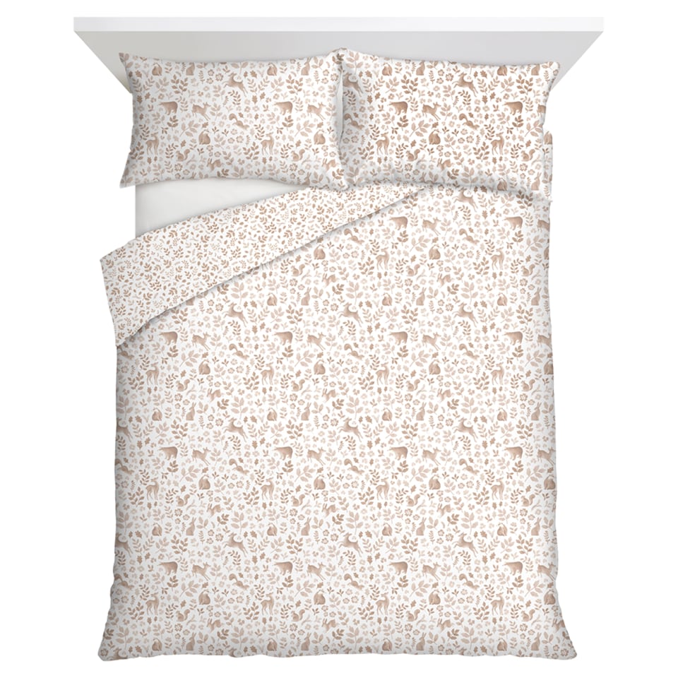 F&F Home Woodland Brushed Duvet Set King