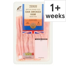 Tesco British Wafer Thin Cooked Ham Slices 120g