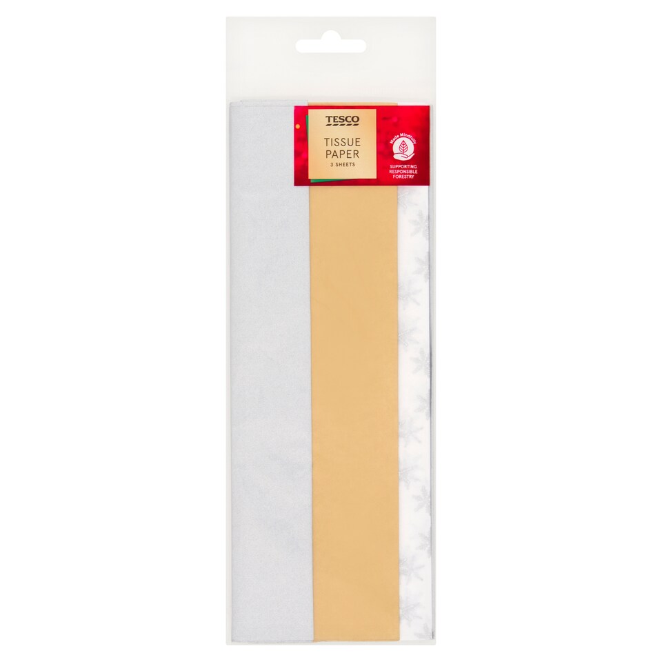 Tesco Traditional Tissue Paper 3 Sheets