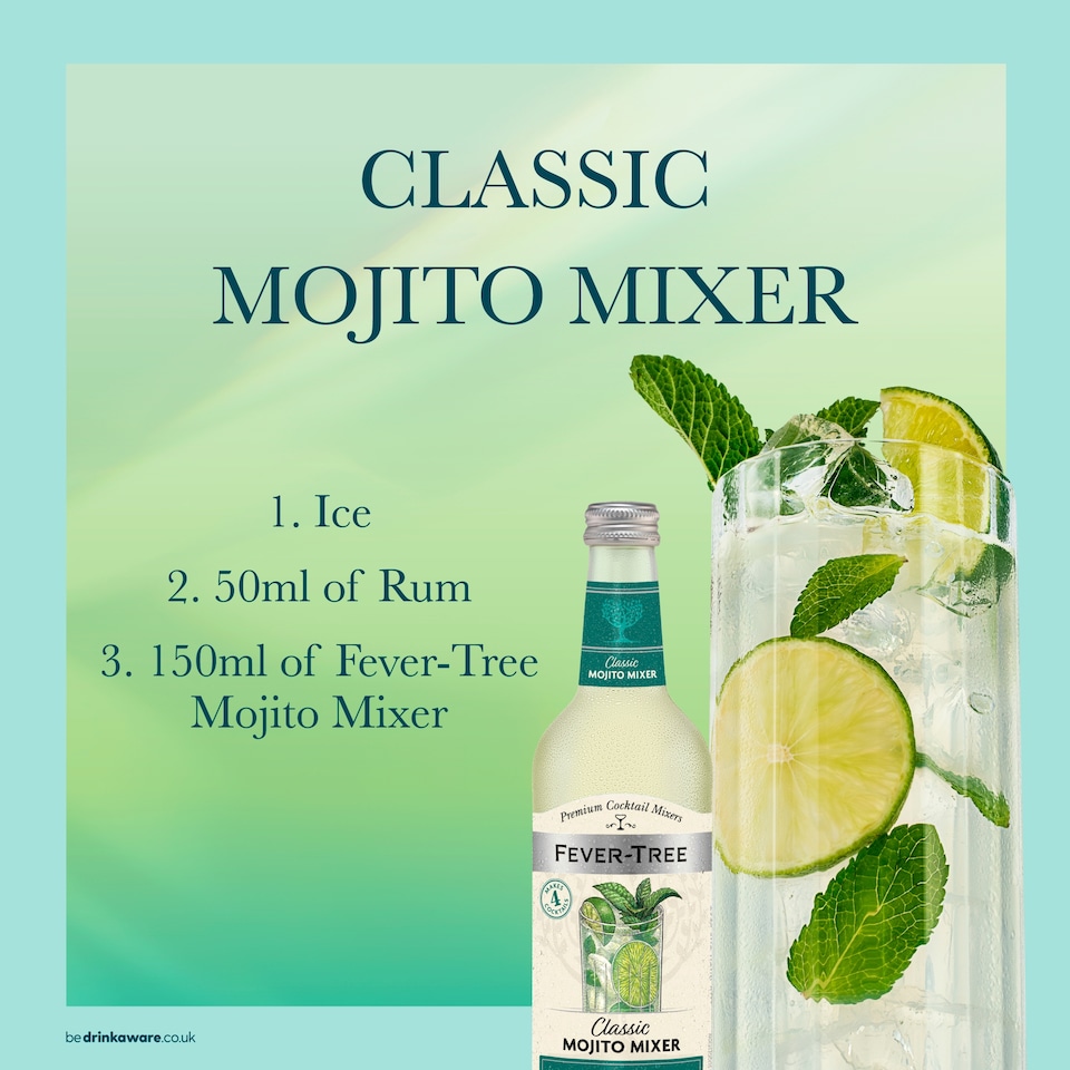 image 1 of Fever=Tree Classic Mojito Mixer 500Ml