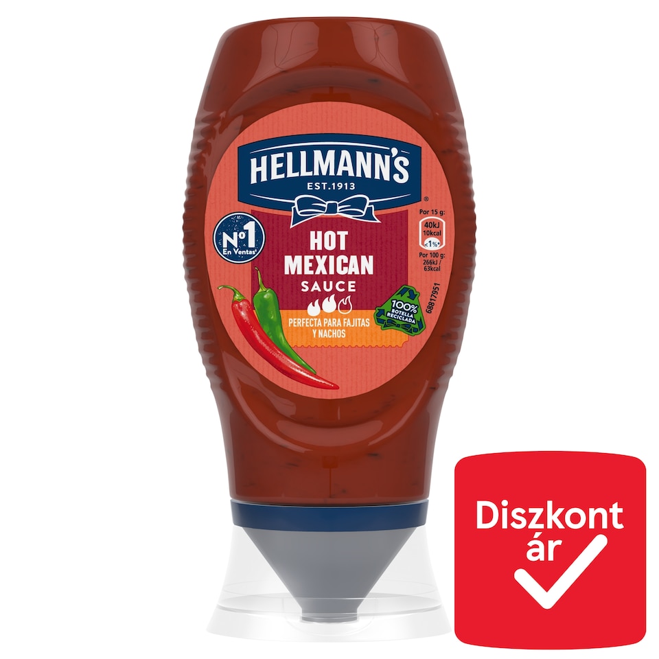 Hellmann's csípős mexikói fűszerezésű szósz 266 g