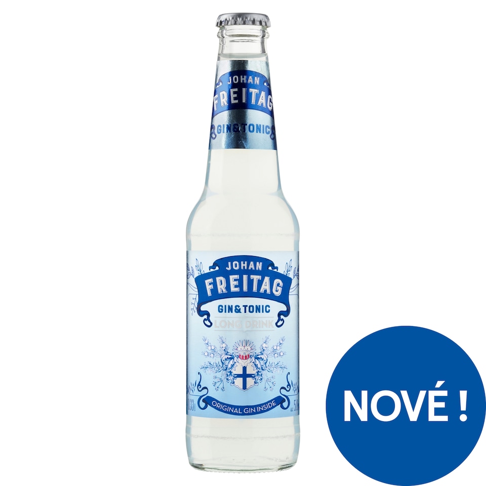 Johan Freitag Gin a tonik s příchutí citronu 0,33l