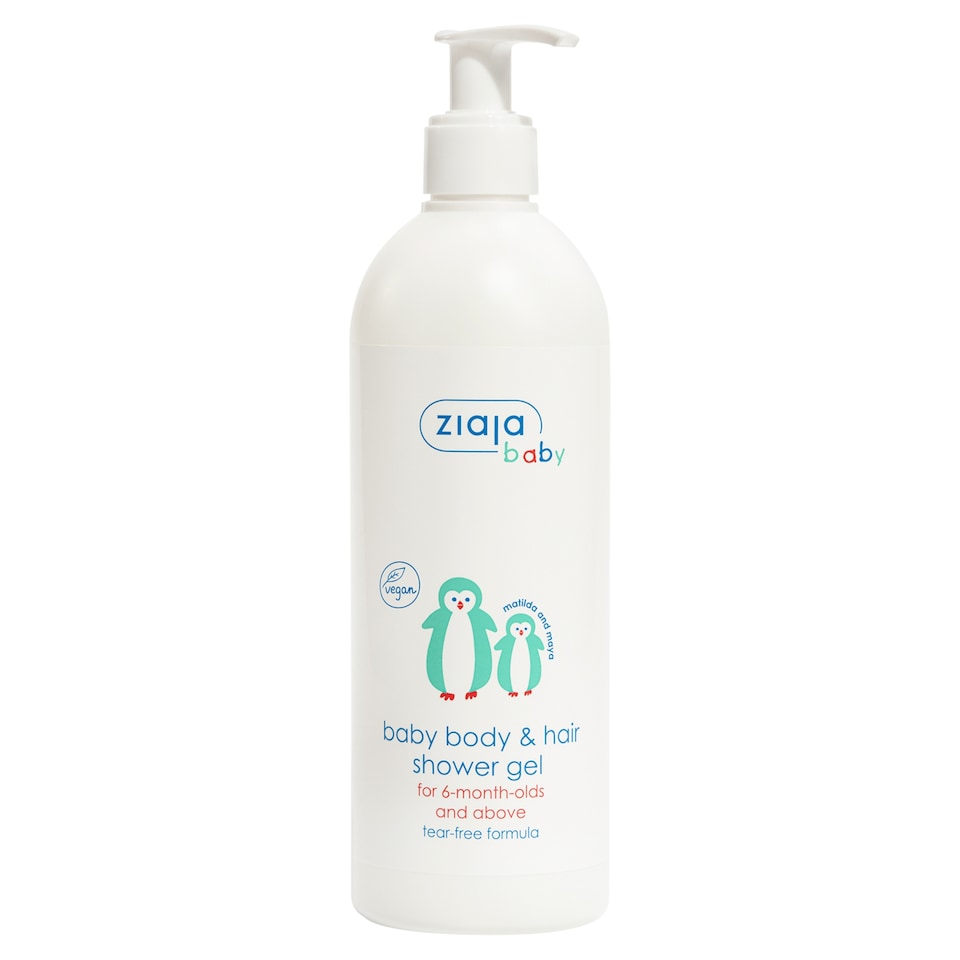 Ziaja Baby baba és gyermek tusfürdő testre és hajra 6 hónapos kortól 400 ml