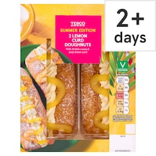 Tesco Summer Edition 2 Lemon Curd Doughnuts 120g