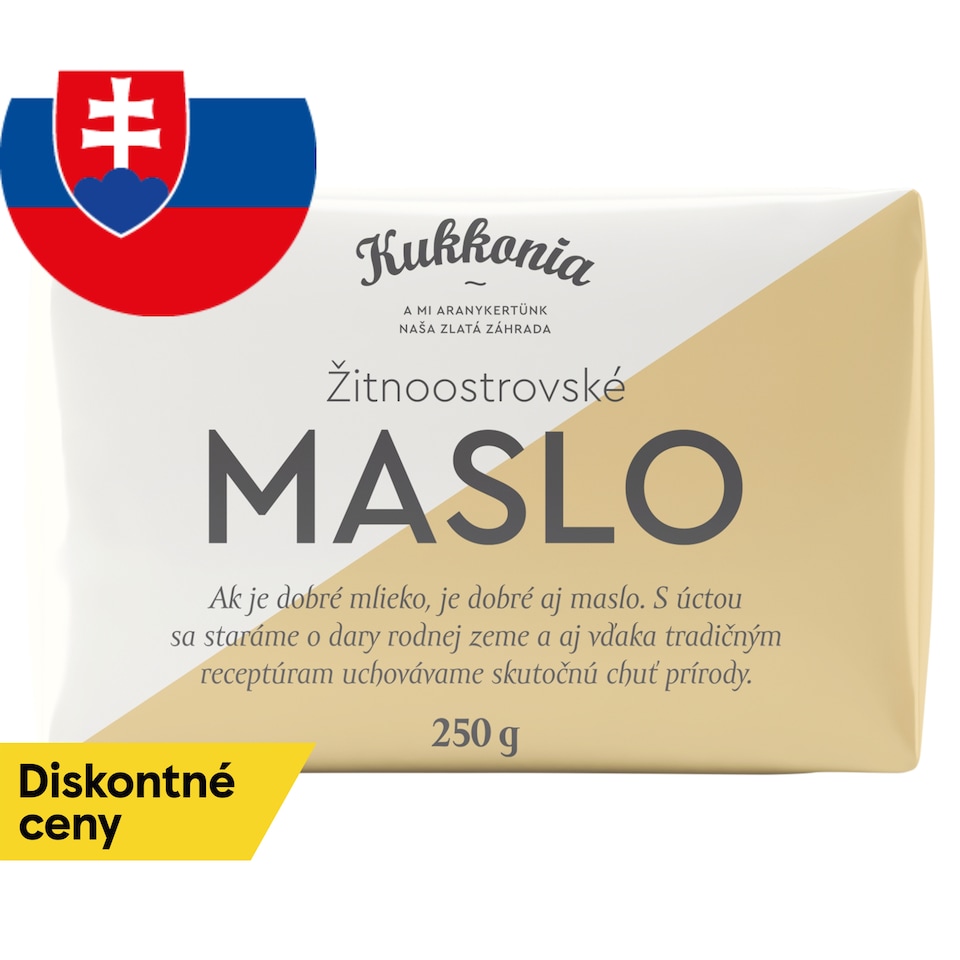 Kukkonia Žitnoostrovské maslo 250 g