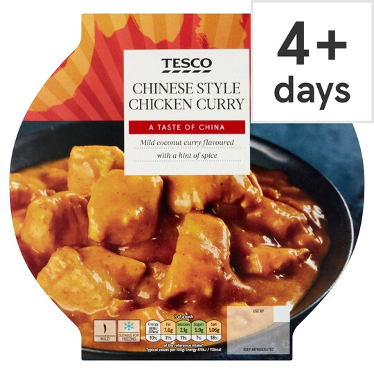 Tesco Chinese Style Chicken Curry 400G Tesco Groceries
