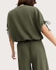 image 3 of F&F Textured Ruched Sleeve Balloon Hem Top in Khaki