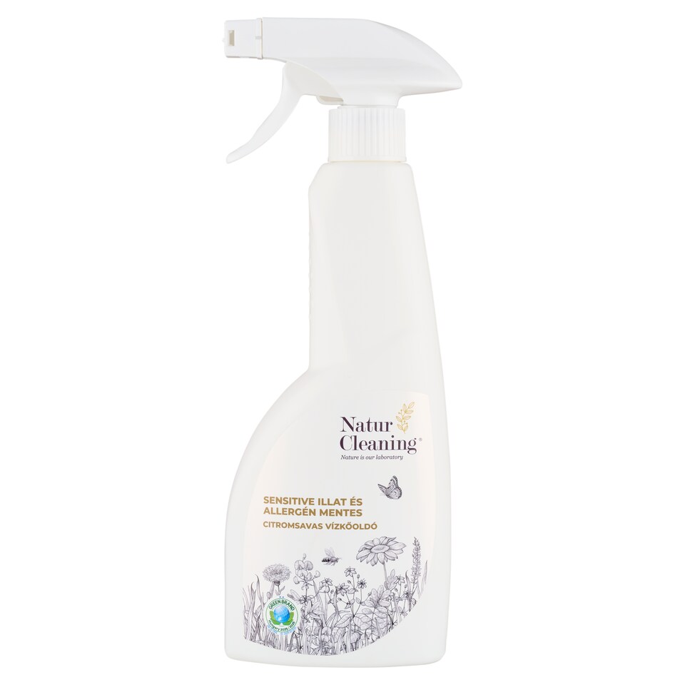 Natur Cleaning Sensitive illat és allergén mentes citromsavas vízkőoldó 500 ml