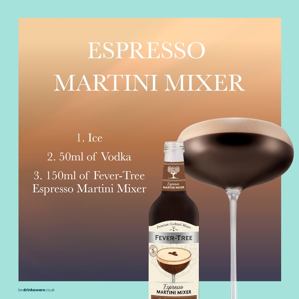 image 1 of Fever-Tree Espresso Martini Mixer Bottle 500ml