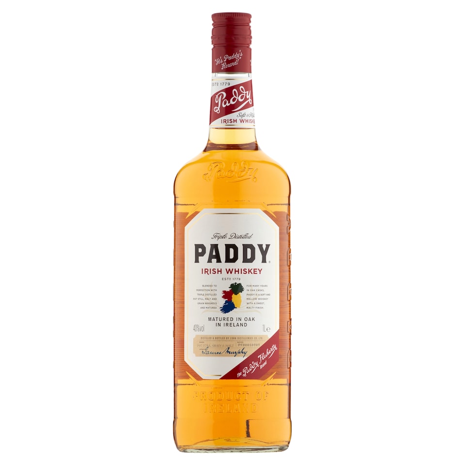 Paddy Irish Whiskey 1L