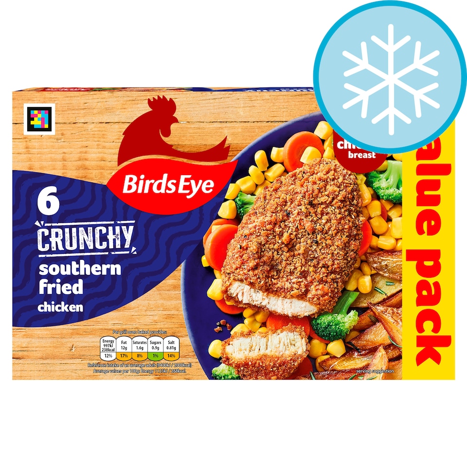 image 1 of Birds Eye Southern Fried Chicken in Breadcrumbs 540g
