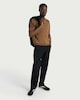 image 1 of F&F Pure Cotton Textured Polo Shirt in Neutral