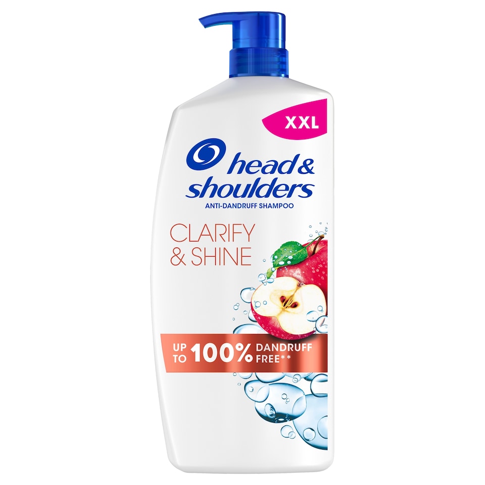 Head & Shoulders Clarify & Shine Anti Dandruff Shampoo 800 ml. With Apple Cider Vinegar