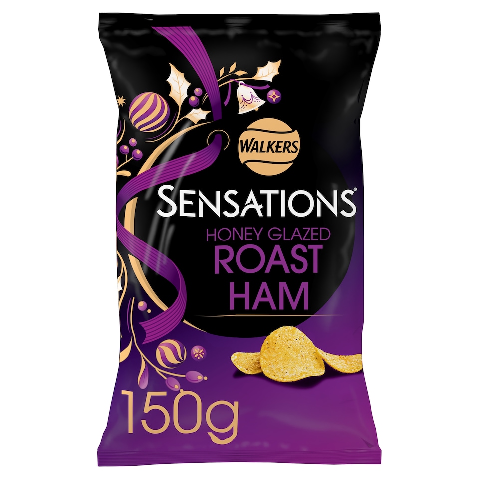 Walkers Sensations Honey Glazed Ham Sharing Bag Crisps 150g