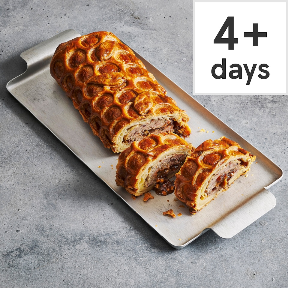 image 1 of 83. Tesco Finest Chef’s Collection Hand Finished Melt in the Middle Pork Wellington 1kg (Serves 10)
