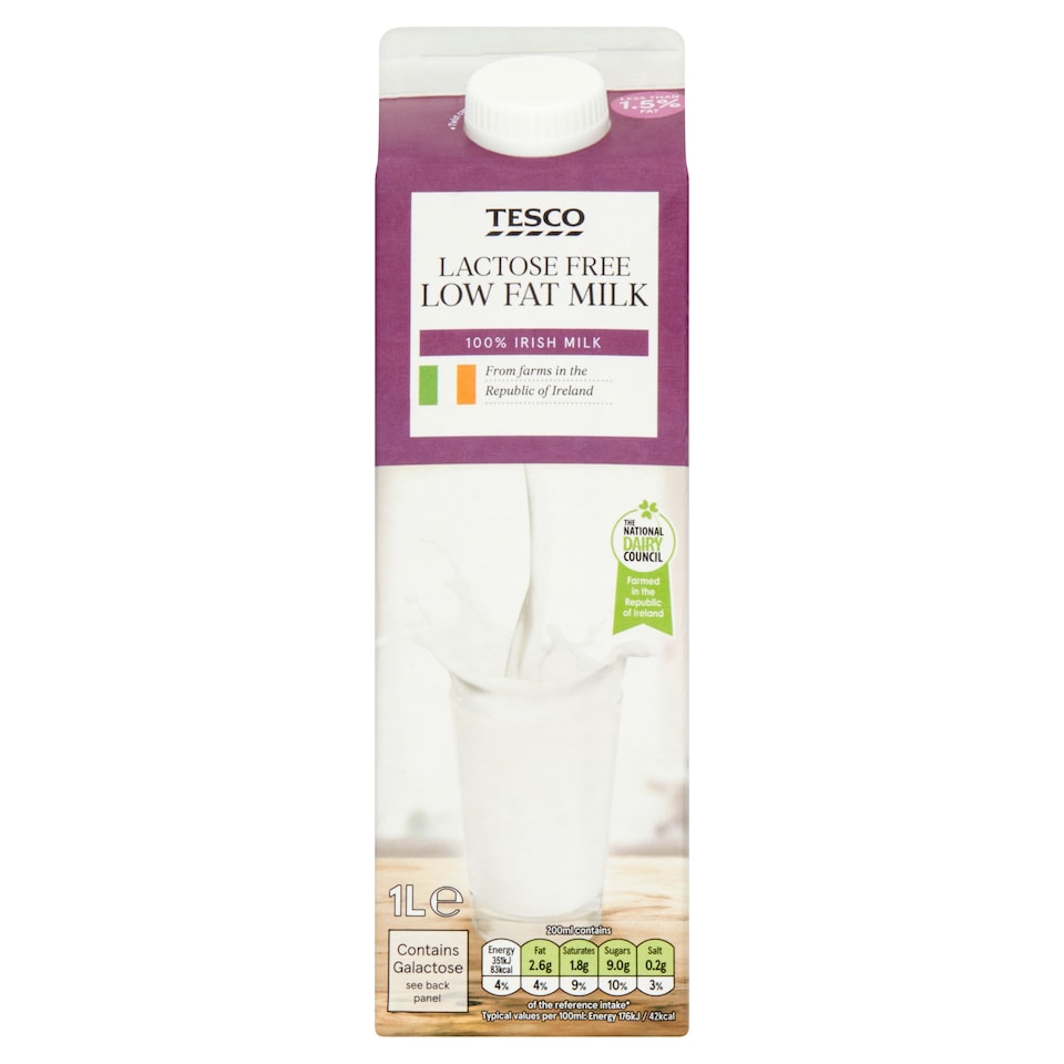 Tesco Lactose Free Milk Drink 1Liter