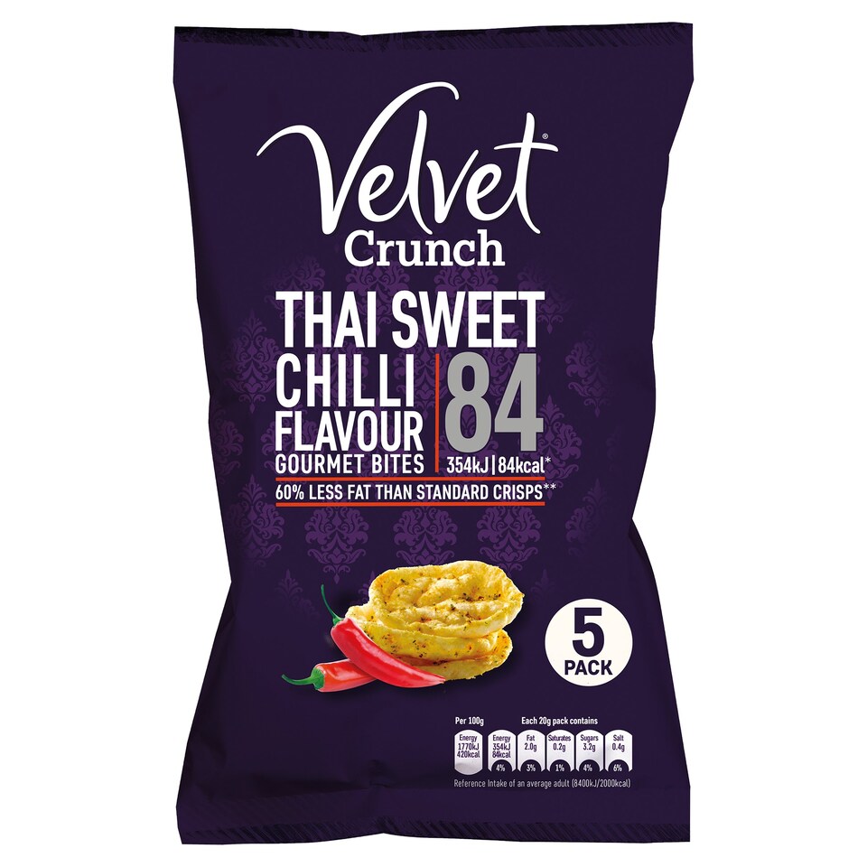 Velvet Crunch Chilli 5 Pack 20G