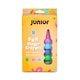 image 1 of Junior Artistry Stacking Finger Crayons 12pk