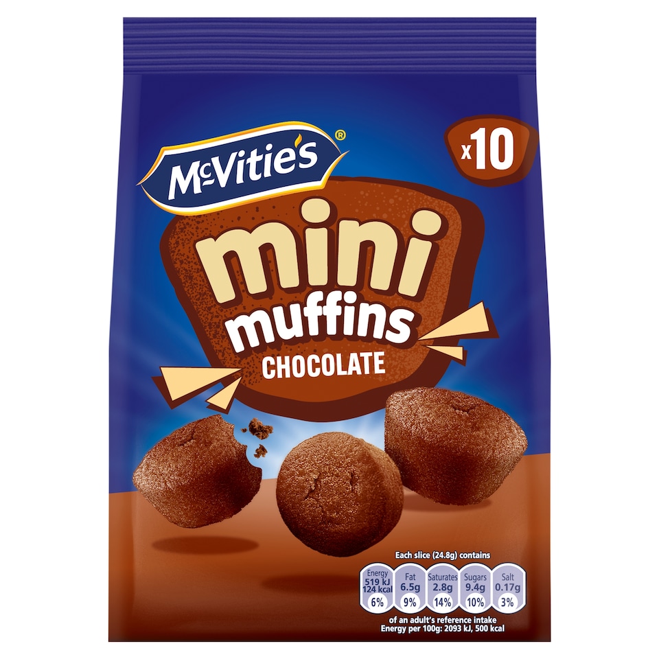 McVitie's 10 Mini Chocolate Muffins 100g