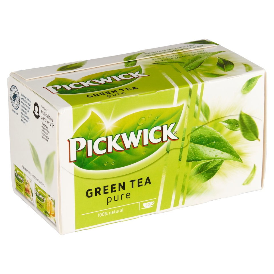 Obrázek 1 pro produkt Pickwick Zelený čaj 20 x 1,5g (30g)