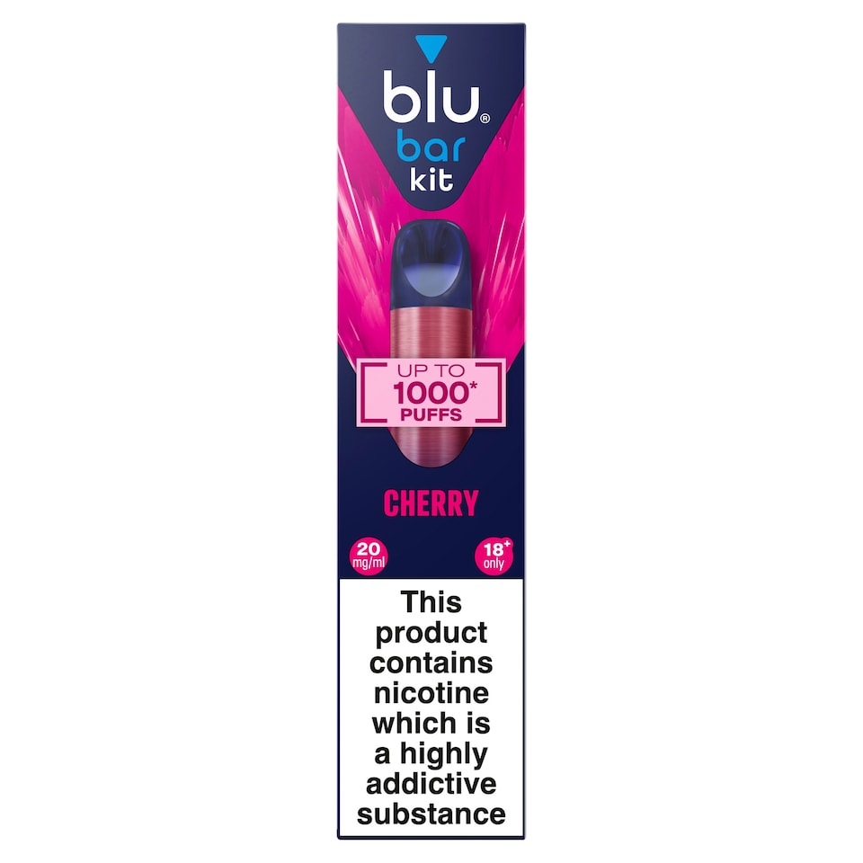 image 1 of blu bar kit Cherry 20mg/ml