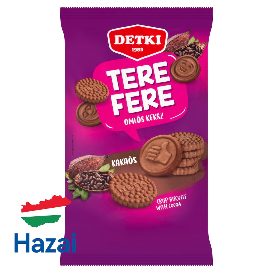 image 1 of Detki Tere-fere Crisp Biscuits with Cocoa 180 g