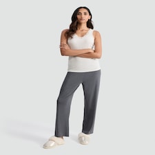 F&F Modal Rich Wide Leg Pyjama Bottoms in Grey