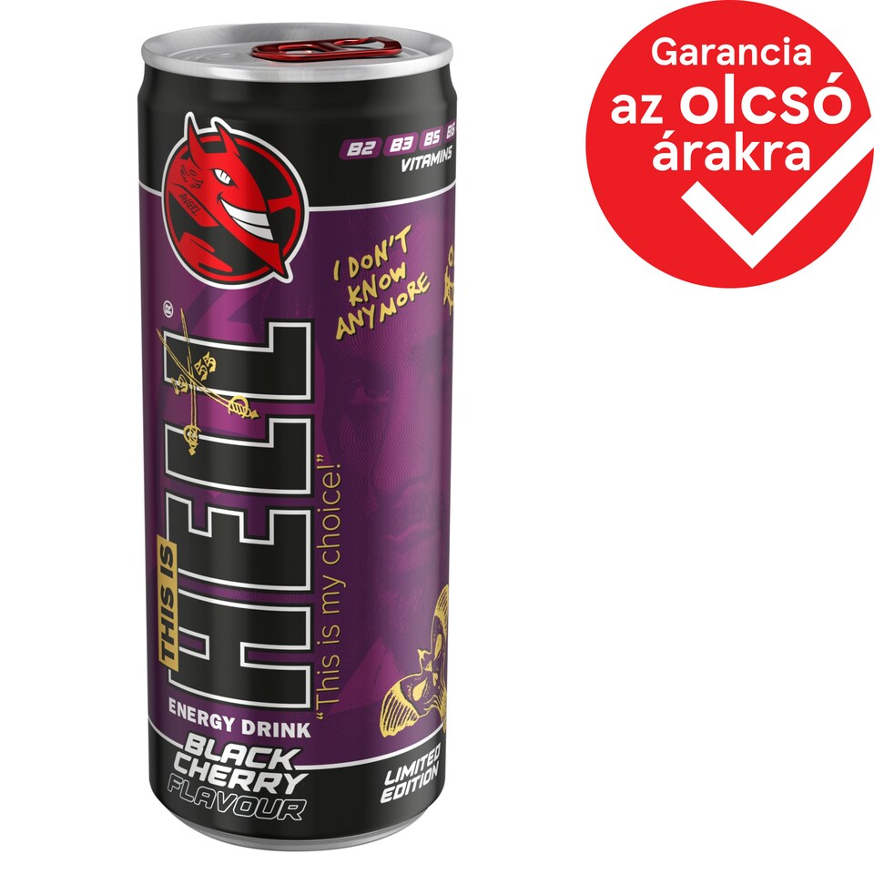 HELL Black Cherry Energy Drink 250 ml