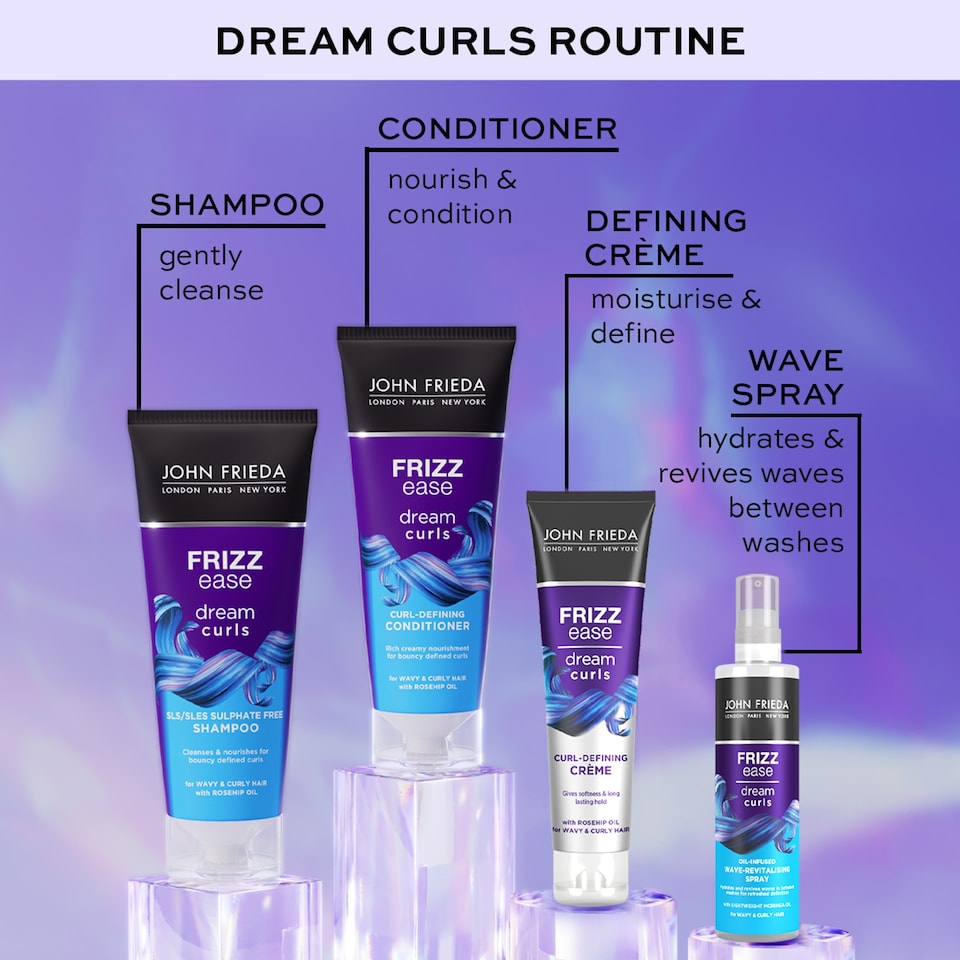 image 1 of John Frieda Frizz Ease Dream Curl Wave-Revitalising Spray 150ml