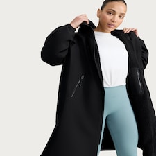 F&F Active EVERYWEATHER Waterproof All Weather Robe  in Black