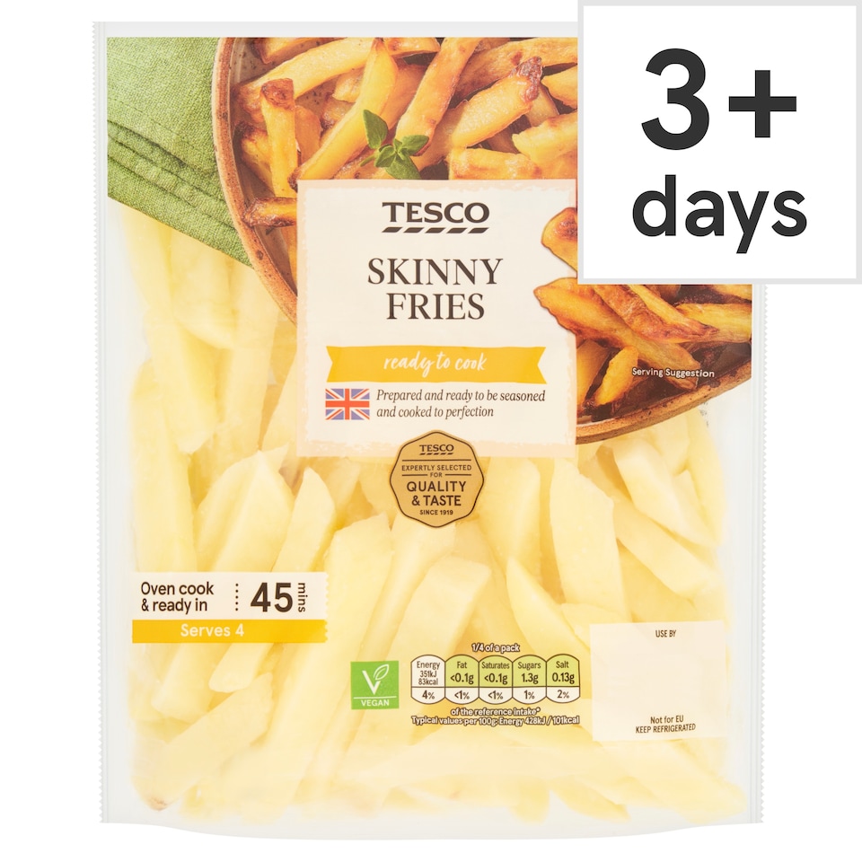 Tesco Skinny Fries 500G