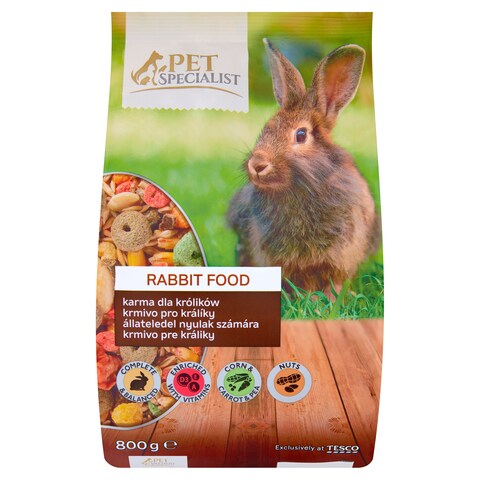 Tesco Pet Specialist Rabbit Food 800 g - Tesco Groceries