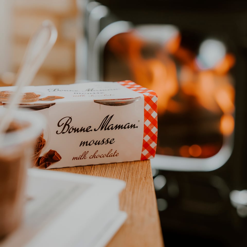 image 1 of Bonne Maman Chocolate Mousse Dessert 2x70g