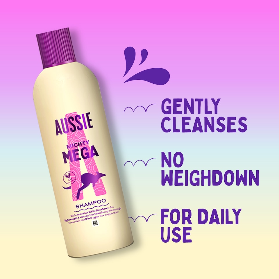 image 1 of Aussie Mighty Mega Shampoo 400ml