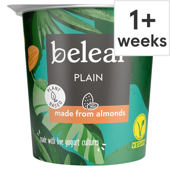 Beleaf Almond Yogurt Alternative Plain 350G Tesco Groceries